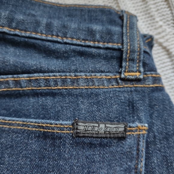 Hudson Skinny Jeans Dark Denim with Stretch Sz. 24 - Picture 6 of 8